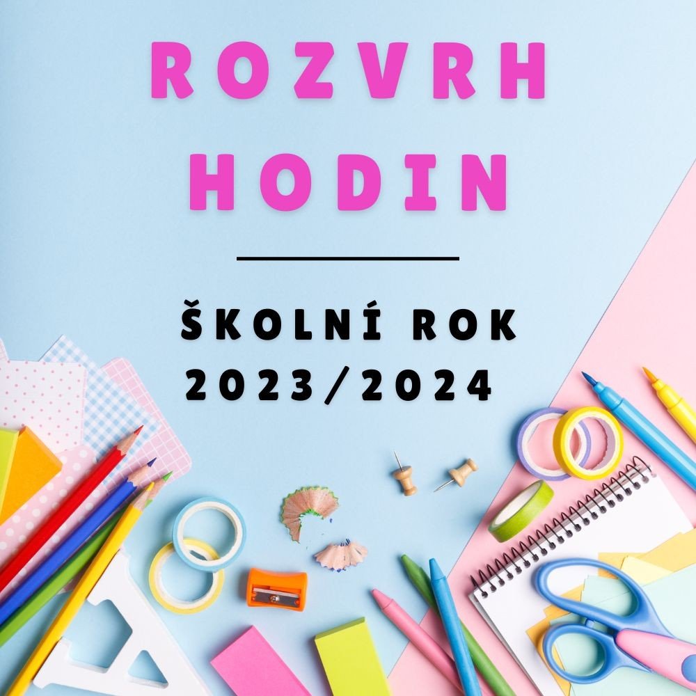 Rozvrh hodin 2023/2024