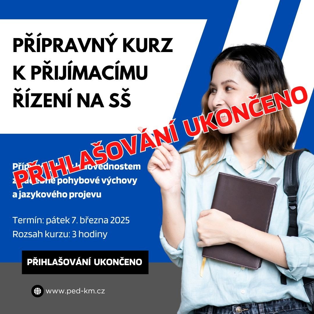 Přípravný kurz k přijímacímu řízení na SŠ - PŘIHLAŠOVÁNÍ UKONČENO